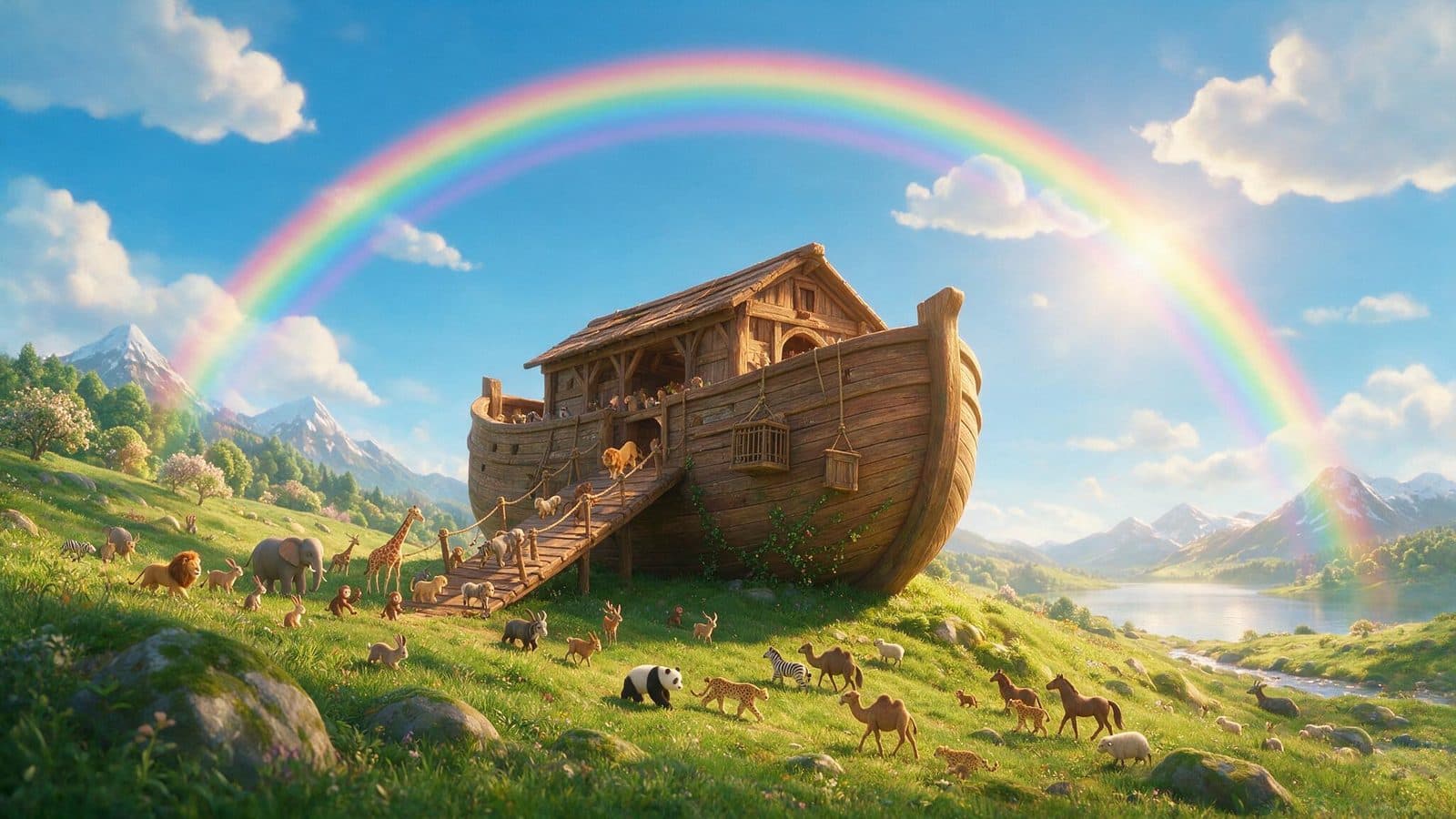 Bible story AI video still