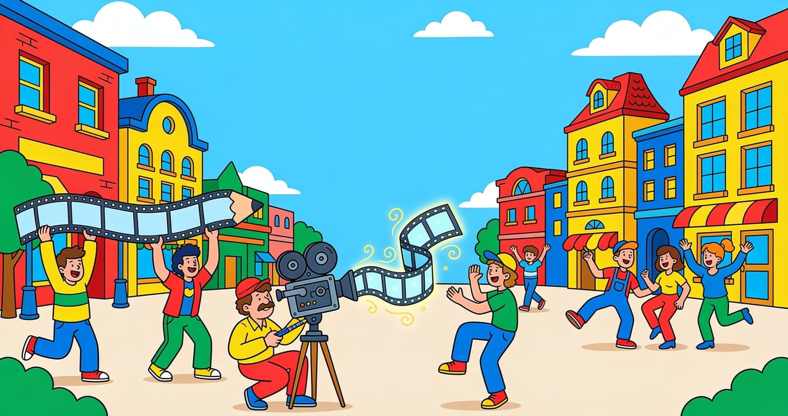 Cartoon AI video still
