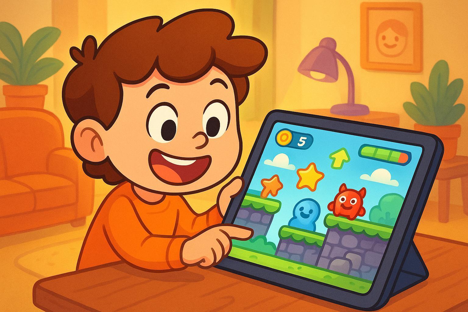 Benefits of Adaptive Difficulty in Kids' Games