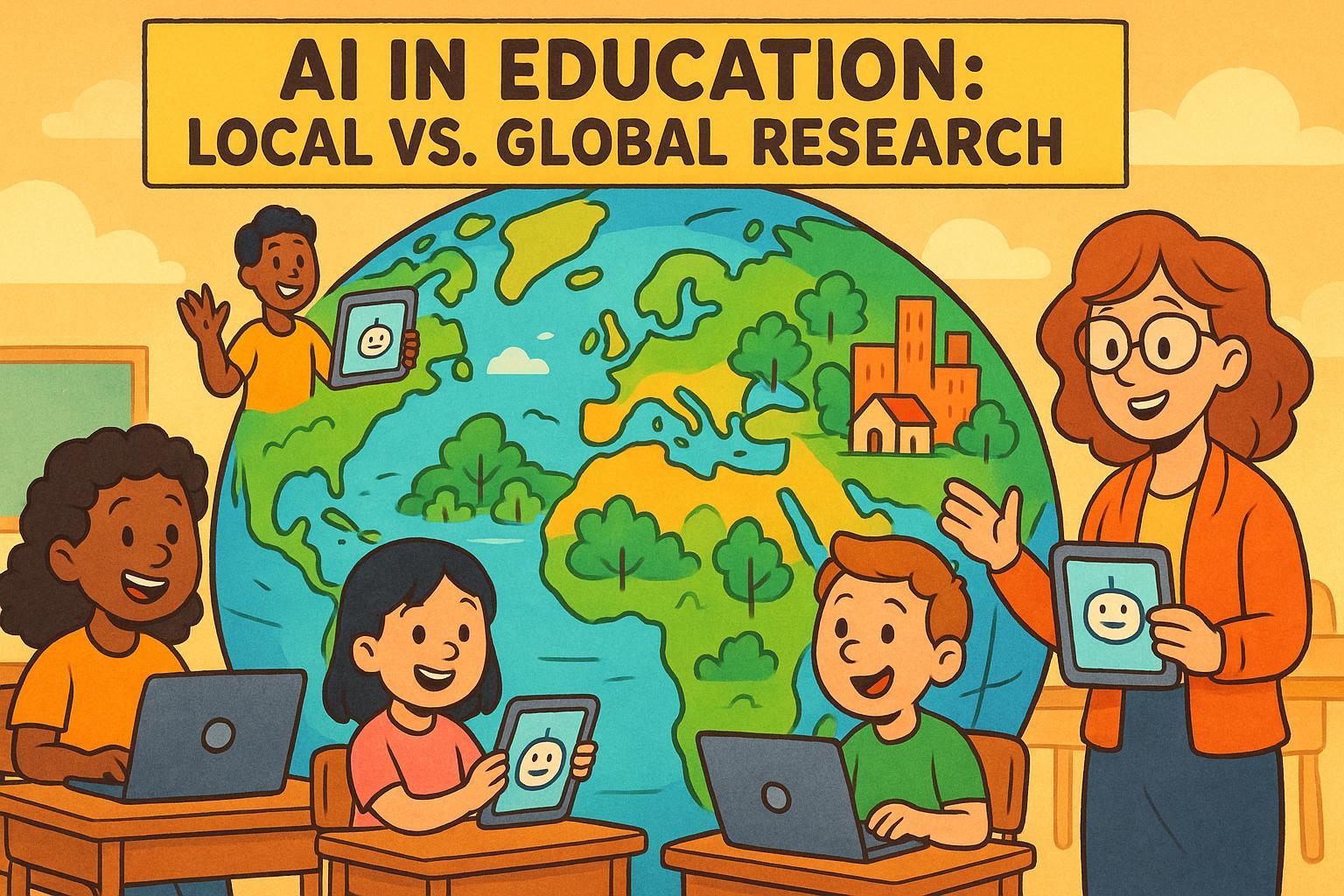 AI in Education: Local vs. Global Research