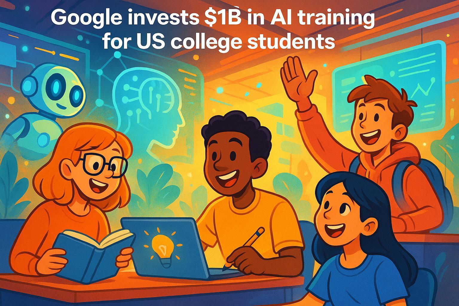 Google invests $1B in AI training for US college students