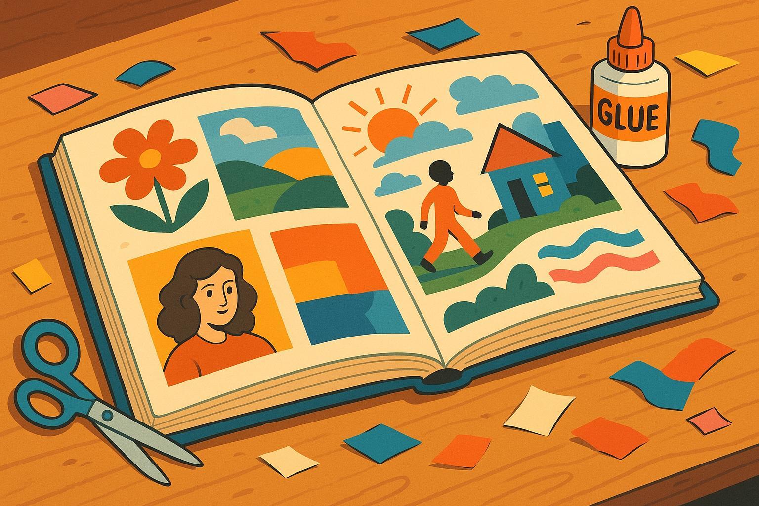 Complete Guide: Collage Storytelling in Sketchbooks