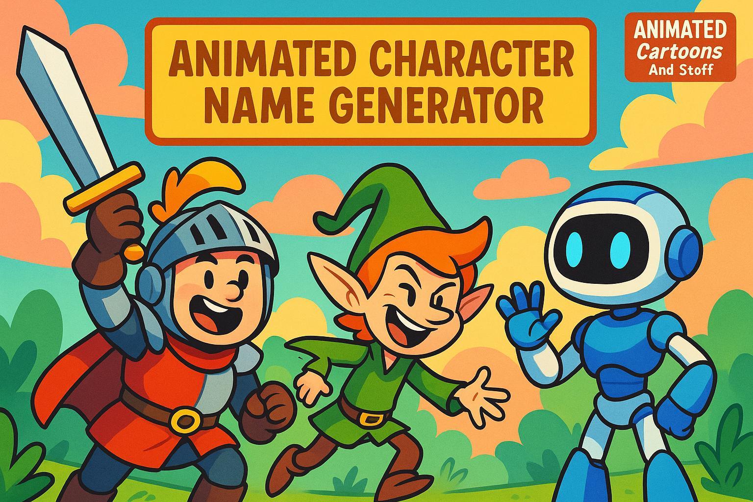 Animated Character Name Generator