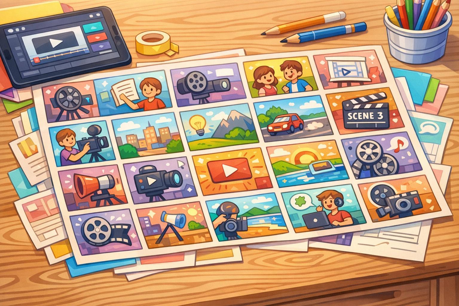 Storyboarding Planner for Videos