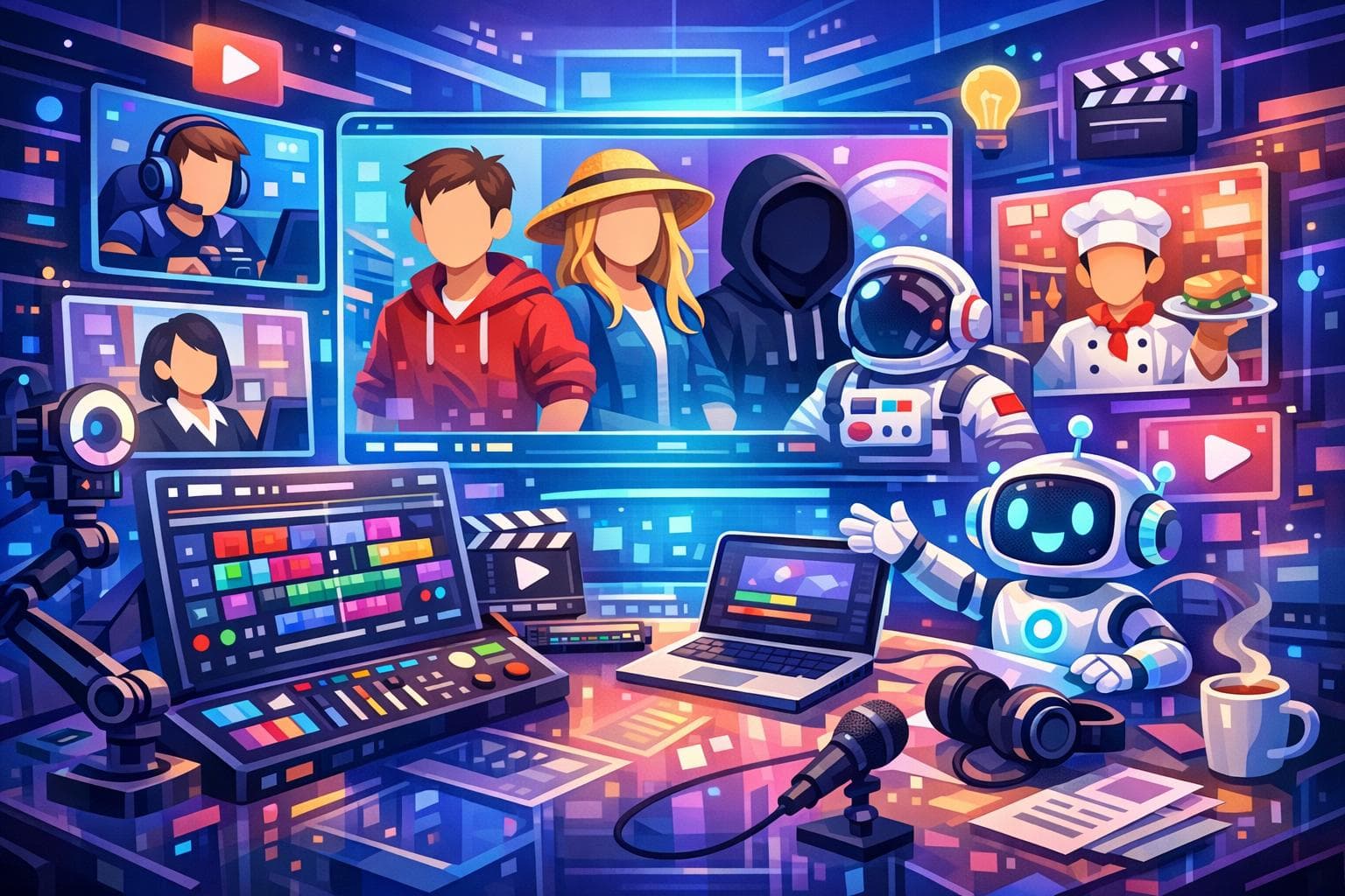 Top AI Platforms for Faceless Channel Growth