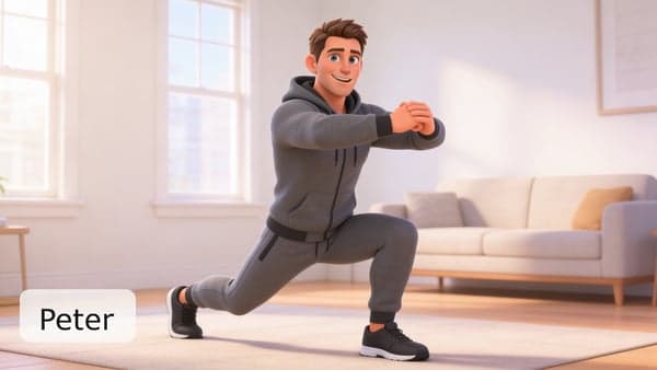 4-Step Easy Home Workout