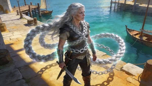 Silver Hair, War & Moon